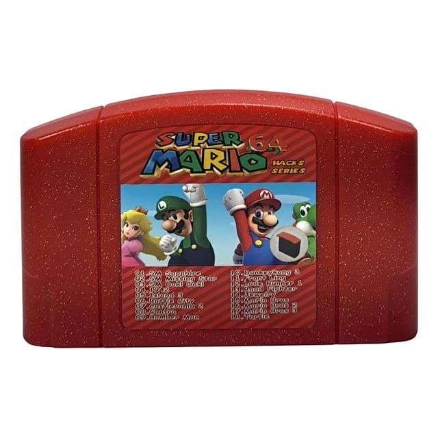 Super Mario 64 Nintendo 64 Físico Edición 18 en 1 Mods