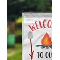 thumbnail image 2 of Printtoo White Welcome To Our Campsite Outdoor Camping Flags Personalized Outdoor GardenFlagsCamp Decor Accessory Double SidedFlags12.5x18 Inches, 2 of 4
