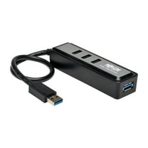 "Tripp Lite 4 Port USB 3.0 Hub, Portable, Super Speed Mini Hub with Built In Cable (U360-004-MINI)"