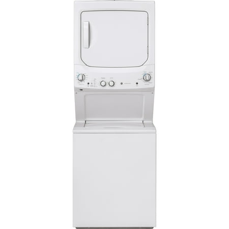 GE Unitized Spacemaker 3.8 DOE cu. ft. Stainless Steel Washer and 5.9 cu. ft. Electric Dryer