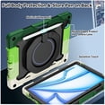 thumbnail image 5 of ROISKIN for iPad Air 11 inch Case (M3 2025/M2 2024)/ Air 6th Generation for Kids with HD Screen Protector, 360 Rotating Kickstand, Shoulder Strap, Pen Holder, Heavy Duty Military Case for iPad Air 11, 5 of 6