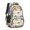 Excavator and Road-1, variant on Excavator and Mountain White Pattern Cute School Backpack Bag with Padded Back and Adjustable Shoulder Straps 16.9 X 12.6 X 5.9 Inches