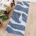 thumbnail image 2 of FairOnly 2'x6' Blue Washable Runner Rugs for Hallway Abstract Ocean Print Rug Runner Rugs Laundry Entryway Modern Low Pile Rug for Kitchen, 2 of 7