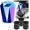Chrome Neo Chrome, variant on JINLONG Universal Neo Chrome Diamond Shifter, Aluminum Automatic/Manual Shift Knob with 3 Threaded Adapters