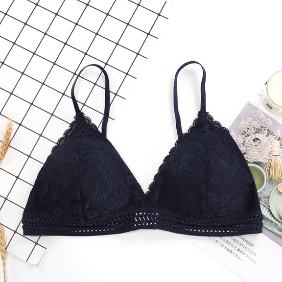 asdoklhq Sports Bras for Women,New Sling Underwear Wrapped Chest Lace Without Steel Ring Underwear