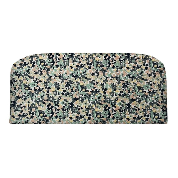 RSH Décor Indoor Outdoor Single Foam Wicker Loveseat, Large, Cranston Dune Blue Floral