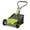 Green & Black, variant on Costway 16 Inch 5-Blade Push Reel Lawn Mower with 8 Gal Removable Grass Catcher Bag Orange & Black