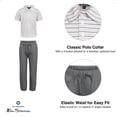 thumbnail image 6 of Ben Sherman Clothes Boys’ 2-Piece Tech Polo Pant Outfit Set – Includes Short Sleeve Polo Shirt & Pants, Comfortable Everyday Clothing for Little & Big Boys Sizes (4-14), 6 of 9