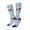 2 Black-2, variant on Women Crew Soft Moisture-wicking Socks Red Funny Crab on Blue Stripe Pattern Design Cotton Socks, One Size fit All