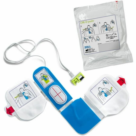 ZOLL, ZOL8900080001, Medical AED Plus Defibrillator 1-piece Electrode Pad, 1 Each