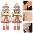 thumbnail image 2 of Gymnture christmas 1 Pair Nutcracker Earrings Fashion Dangle Earrings Women Drop Earrings Unique Jewelry, 2 of 10