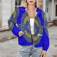 thumbnail image 3 of Jackets for Women Winter Coat Jackets Flannel Stand Collar Jacket(Prince Hall Masons 1784,Size:S-4XL), 3 of 7