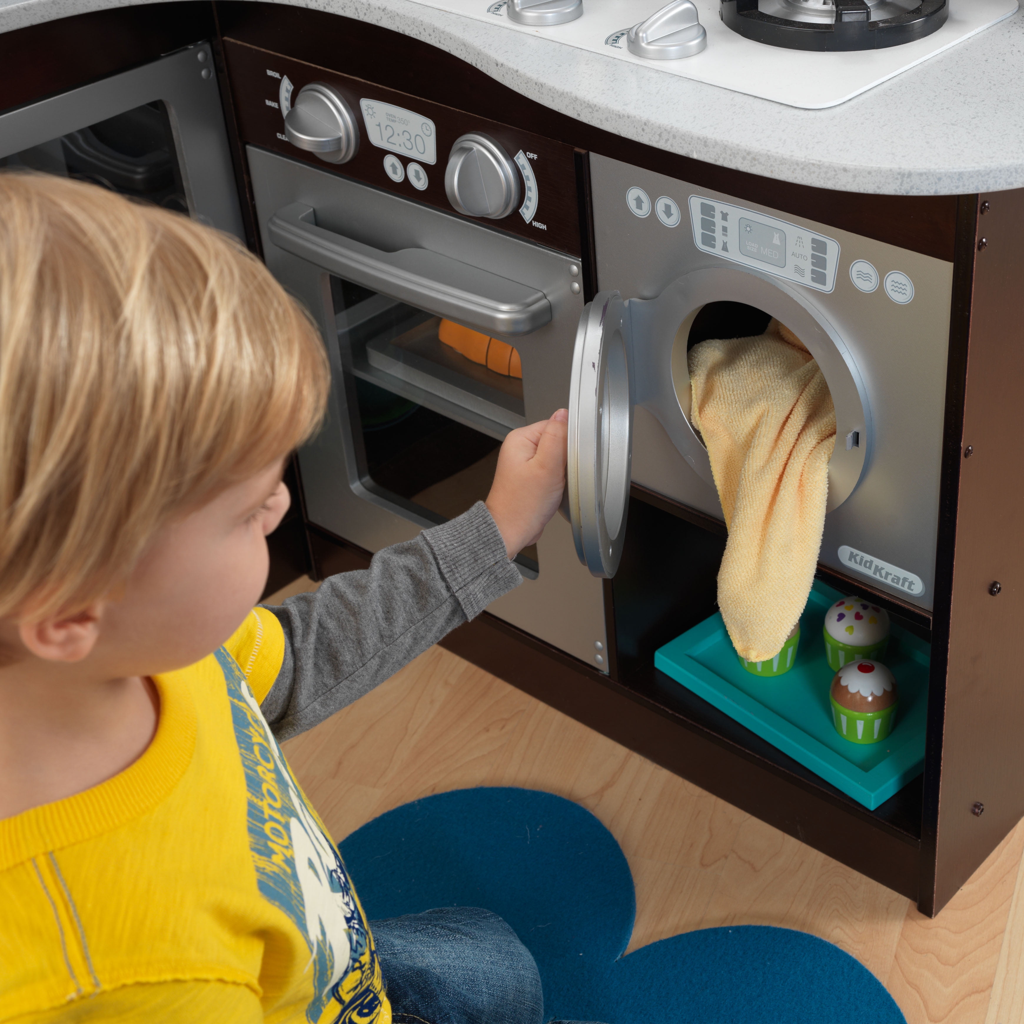 kidkraft corner kitchen espresso