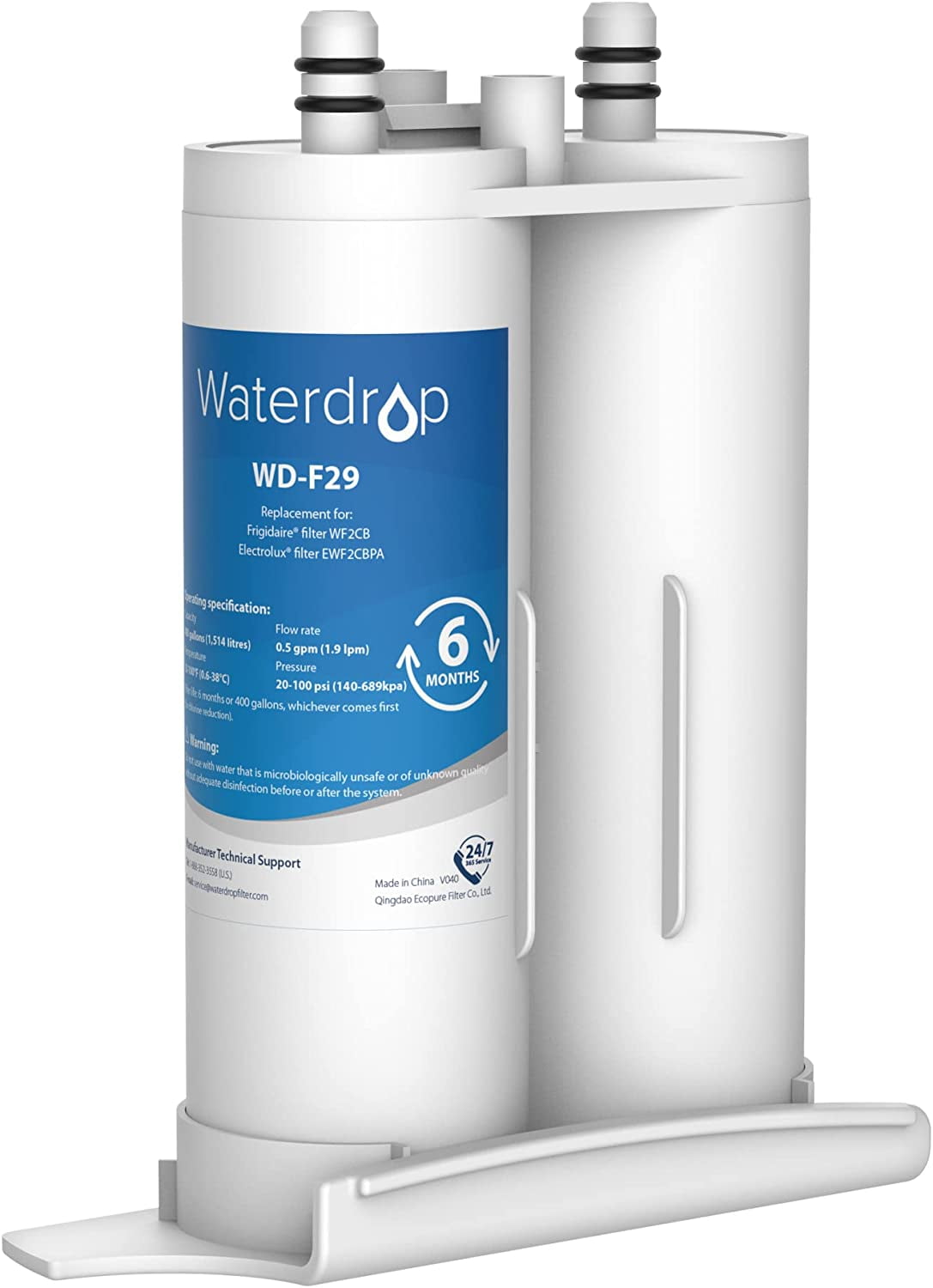 Waterdrop Frigidaire Pure Source2 WF2CB Refrigerator Water Filter