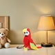 thumbnail image 2 of PTOOTP 2 piezas de loro de peluche en el hombro para niños, juguete de loro de peluche de dibujos animados, disfraz de pirata, suministros para fiesta, 2 of 8