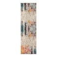 thumbnail image 3 of Unique Loom Chromatic Collection Area Rug - Tybee (2' 2" x 6' 9" Runner Beige/Blue), 3 of 7