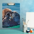 thumbnail image 4 of GZHJMY Sea Otter Kissing Clipboard Classrooms Office Clipboard A4 Standard Letter Size 9" x 12.5" with Low Profile Metal Clip Decorative Clip Boards for Teachers, 4 of 6