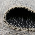 thumbnail image 3 of LaDole Rugs 3x10 Living Room Runner Premium Cotton Washable Area Rug | Rustic Home Decor Boho Carpet For Hallway, Entrance, Balcony |Grey Ivory, 3 of 5