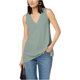 thumbnail image 1 of INC Blusa sin mangas con dobladillo de pañuelo para mujer, verde, pequeño I-N-C Top sin mangas, 1 of 2