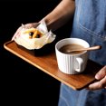 thumbnail image 4 of South American Walnut Tray, Solid Wood Wooden Afternoon Tea Tray, Fruit Tray, Coffee Shop Simple Snack Tray, 4 of 4