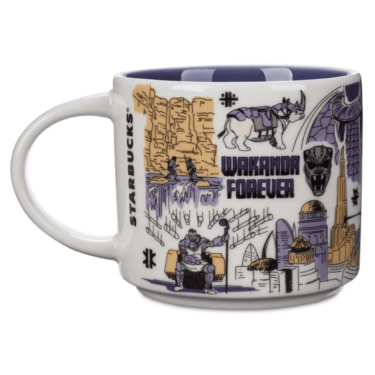 Starbucks Been There Series 14 oz Wakanda Marvel Black Panther Ceramic Mug