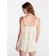 thumbnail image 3 of No Boundaries Woven Cami Top and Shorts Sleep Set, 2-Piece, Women's XS-XXL, 3 of 5