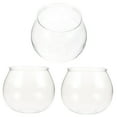 thumbnail image 4 of Pawsdot 3Pcs Sturdy Plastic Globe Fish Bowl for Household Desk Ornament, 4 of 8