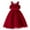 Wine, variant on FRSASU Kids Dress Girls Sleeveless Shoulder Princess Dress Flower Mesh Polka Dress Wine 13-14 Years