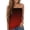 Wine, variant on Spaghetti Strap Tank Top with Built in Bra Long Strapless Holiday Top Tanks Loose Vacation Sleeveless Casual Shirt Blouse Gradient Bandeau Tank Summer Top Tanks and Camis