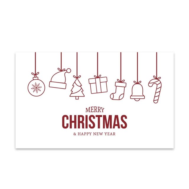 30 piezas tarjetas de regalo de Feliz Navidad, tarjetas de felicitación, pegatinas de árbol de Navidad, diseño lindo para regalo de Año Nuevo 2022, tarjeta de decoración