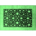 thumbnail image 1 of Ahgly Company Indoor Rectangle Oriental Emerald Green Traditional Area Rugs, 7' x 9', 1 of 4