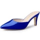 thumbnail image 1 of Zapatos de Tacón de Aguja Con punta Puntiaguda Allegra K Azul profundo 36, 1 of 7