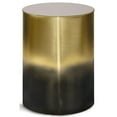 thumbnail image 2 of Home Square 2-Piece 16 " Cylinder Accent Table Set in Ombre Black- Gold, 2 of 8
