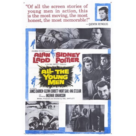 Posterazzi MOVEF6641 Affiche de Film All the Young Men - 27 x 40 Po.
