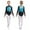 Light Blue, variant on iiniim Girls Leotard Shiny Color Block Long Sleeve Gymnastic Athletic Bodysuit for Yoga Sports Dancewear Light Blue 8