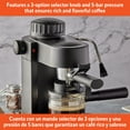 thumbnail image 5 of IMUSA 4cup Electric Espresso Cappuccino Maker, Black, 5 of 9