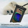 thumbnail image 4 of waterproof phone pouch, floating case with armband, ipx8 certified waterproof cellphone dry bag, transparent pvc, up to 7 inch, compatible iphone 13/12/11/pro/max/xs/xr/, sumsung, google, lg, 4 of 7