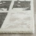 thumbnail image 2 of SAFAVIEH Bella Kalina Abstract Wool Area Rug, Dark Grey/Ivory, 2'6" x 4', 2 of 5