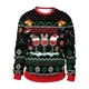 thumbnail image 3 of Suéteres navideños, jerséis verdes, sudaderas con estampado 3D divertido para fiestas navideñas, sudaderas para fiestas, cumpleaños y Navidad, 3 of 5