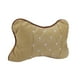 thumbnail image 1 of Ofertas Únicas 1 Pc Almohada Universal para Cuello de Coche Almohada para Reposacabezas de Coche para Cuello Espalda Cuero PU Transpirable Marrón Claro, 1 of 6