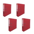 thumbnail image 1 of Carpeta Registrador Forrado PVC Techmakro Carta Vino 4 Pz, 1 of 7