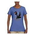 thumbnail image 2 of If It's Not a Doberman It's Just a Dog Gift | Womens Dog Lover Graphic T-Shirt, Light Blue, Large, 2 of 3