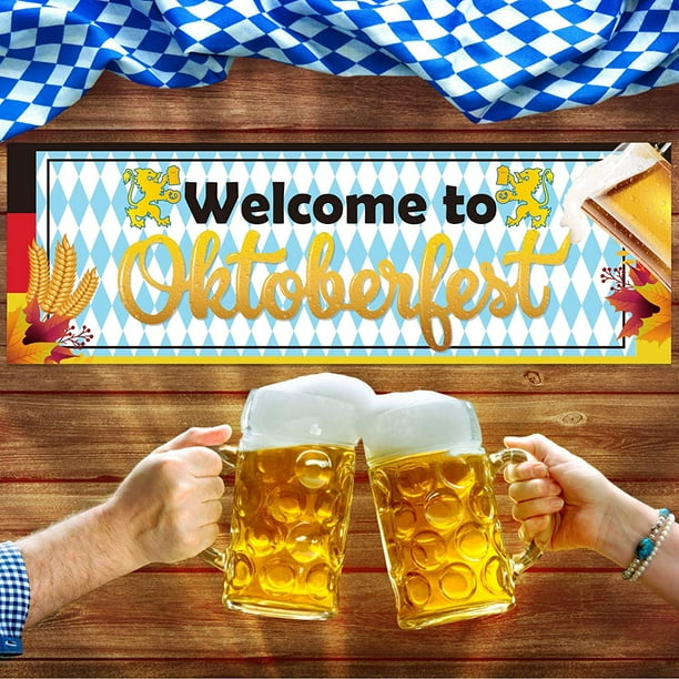Oktoberfest Sign Banner Party Accessory,20