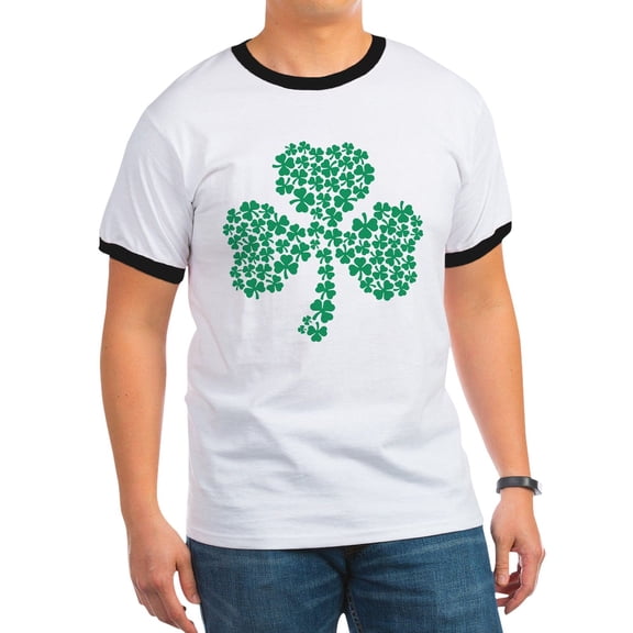 CafePress - Shamrock Of Shamrocks Ringer T - 100% Cotton Ringed T-Shirt