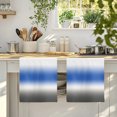 thumbnail image 4 of Ombre Grey Blue Kitchen Towels Set of 3, Modern Abstract Art Gradient Absorbent Dish Towels for Kitchen, Microfiber Hand Towel, Quick Drying Tea Towel for Cleaning Decorative Dishcloths, 4 of 7