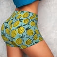 thumbnail image 5 of Yiaed Lemon Print Women's Athletic Shorts Running Shorts Sporty Short High Waisted Elastic Workout Shorts for Yoga Gym Running & Sports -XX-Large, 5 of 8