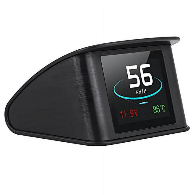 visualización Heads Up, P10 universal HUD Head Up Display OBD2 Speed Warning RPM de consumo de combustible