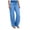 Blue, variant on KPOPLK Baggy Straight Wide Leg Pants for Women with Pockets Ladies Cotton Linen Slacks Casual Solid Color Drawstring Elastic Waist Daily Trousers Size 8-9 Years,Brown