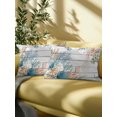 thumbnail image 3 of Outdoor Pillow Waterproof 1 Pack, Beach Coastal Patio Throw Pillows for Couch Bed Sofa with Insert, Summer Nautical Coral Shell Botanical Vintage Decorative Travel/Reading Pillow Set 12x20 Inch, 3 of 6