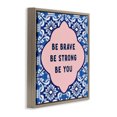 thumbnail image 3 of Stupell Industries Be You on Boho Pattern Brown Framed Floater Canvas Wall Art, design by Lettered and Lined, 25 x 25, 3 of 9